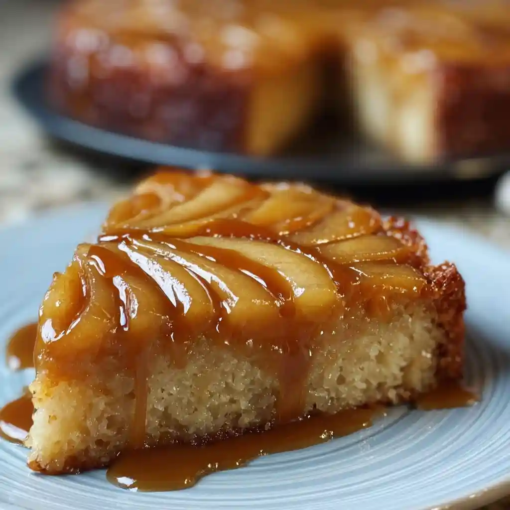 Caramel Apple Upside Down Cake