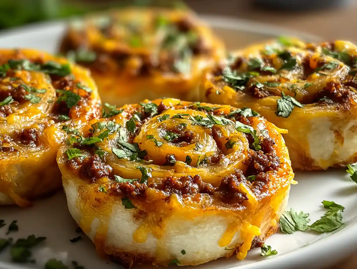 Cheesy Taco Pinwheels