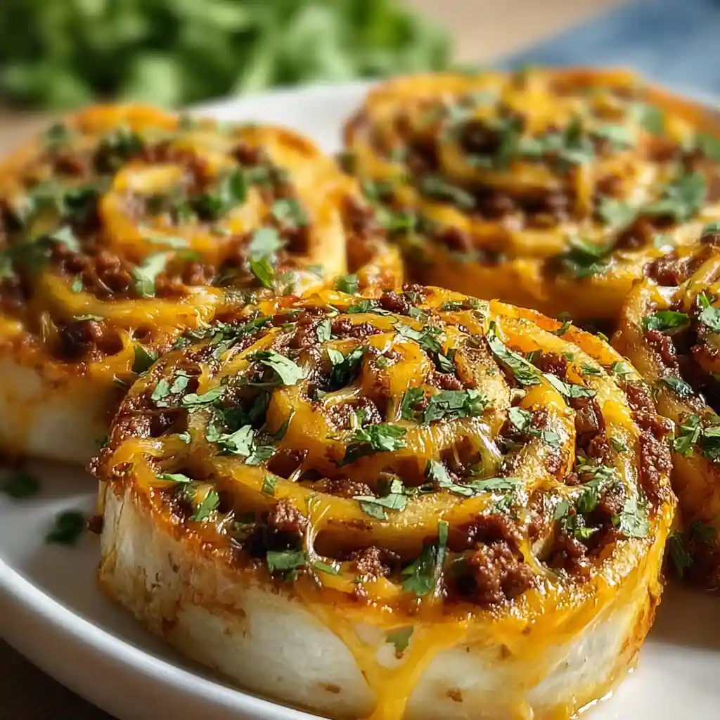 Cheesy Taco Pinwheels