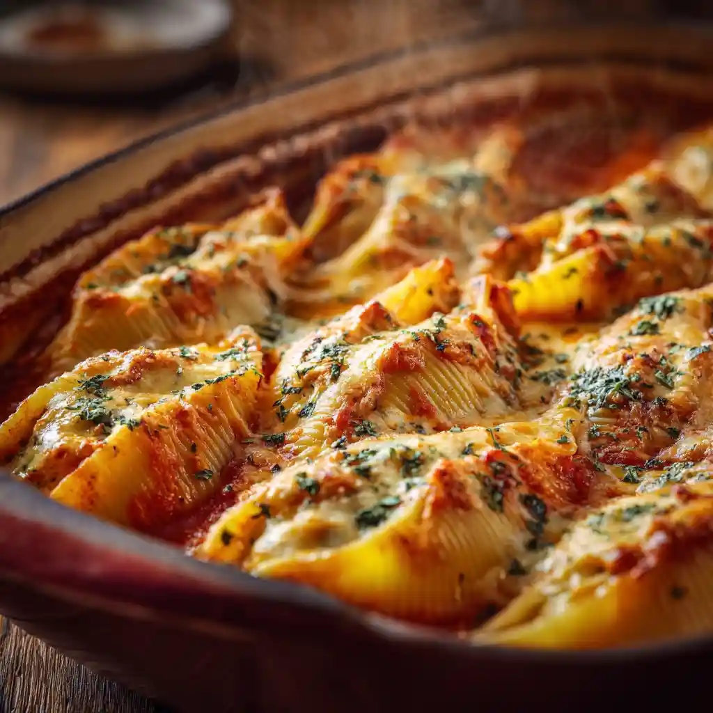 Creamy Pumpkin Ricotta Stuffed Shells Recipe