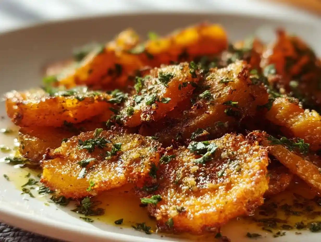 Healthy Smashed Carrots