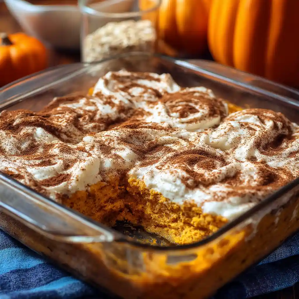 High Protein Cottage Cheese Pumpkin Bake