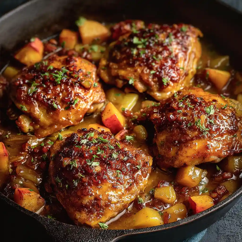 Maple-Glazed Chicken with Sweet Potatoes