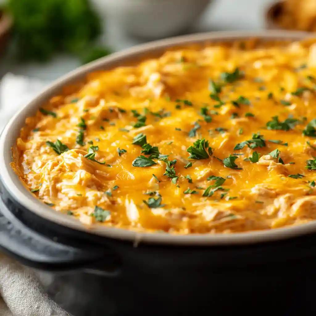 Buffalo Chicken Dip in a Crock Pot