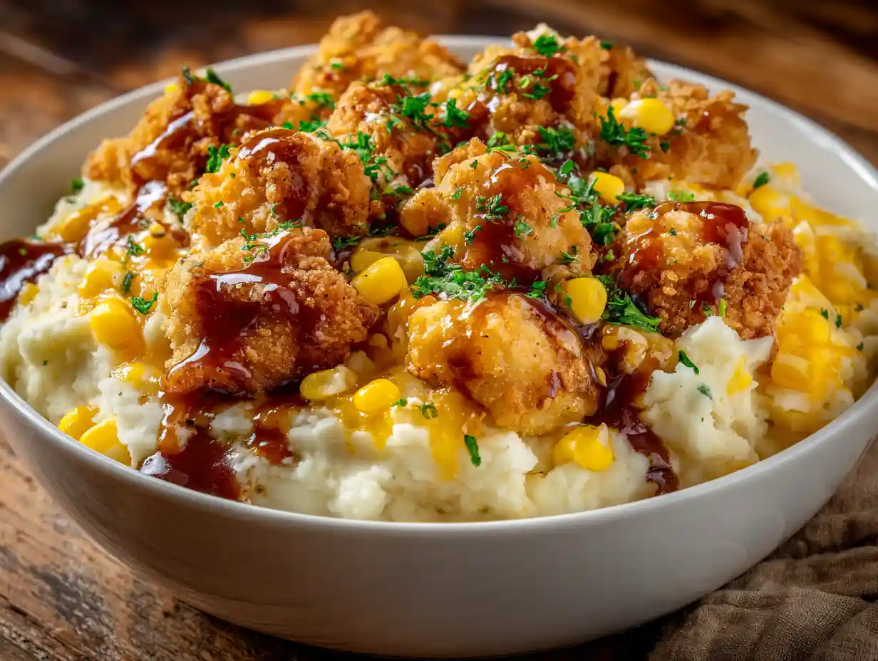 Chicken Mashed Potato Bowls Recipe