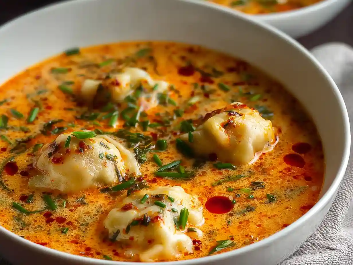 Coconut Curry Soup With Dumplings