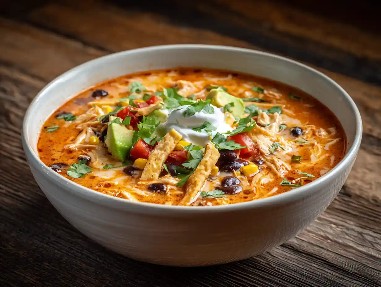 Creamy Chicken Enchilada Soup