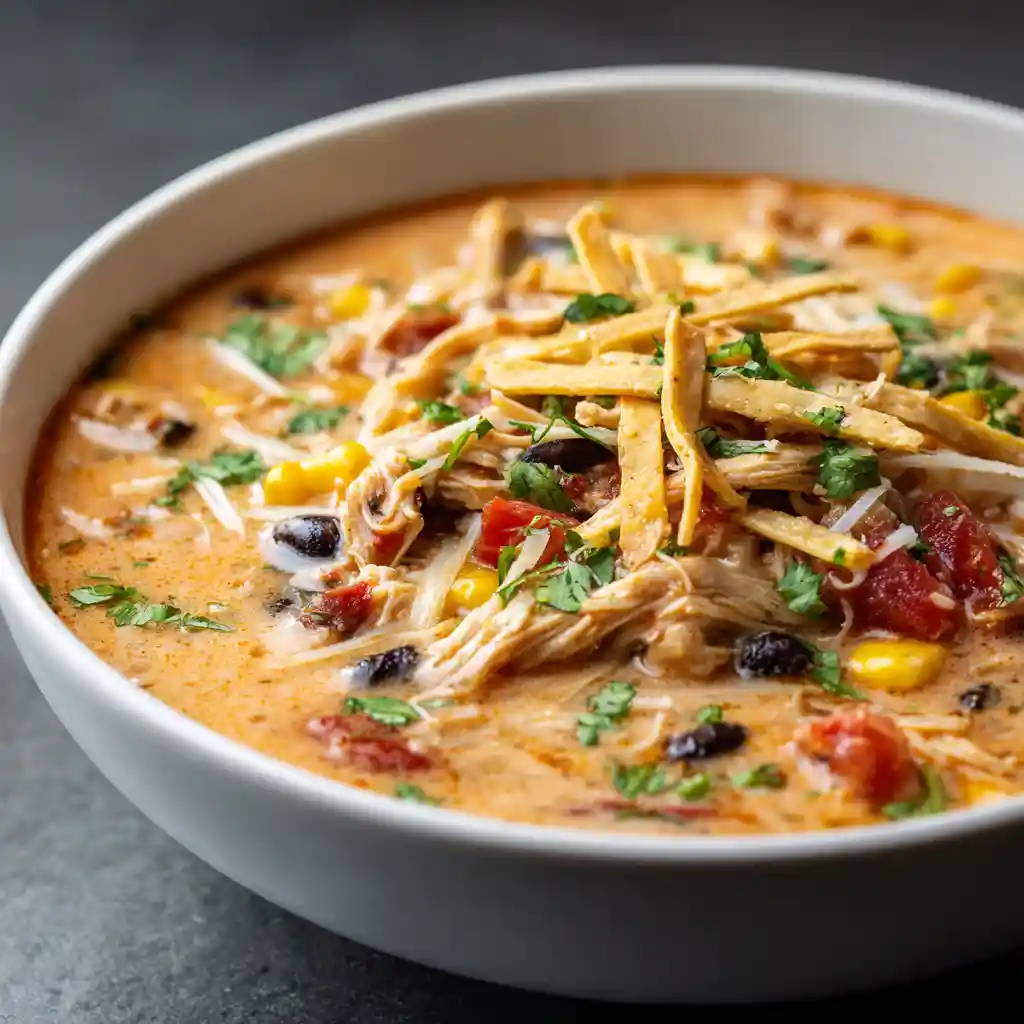 Creamy Chicken Enchilada Soup