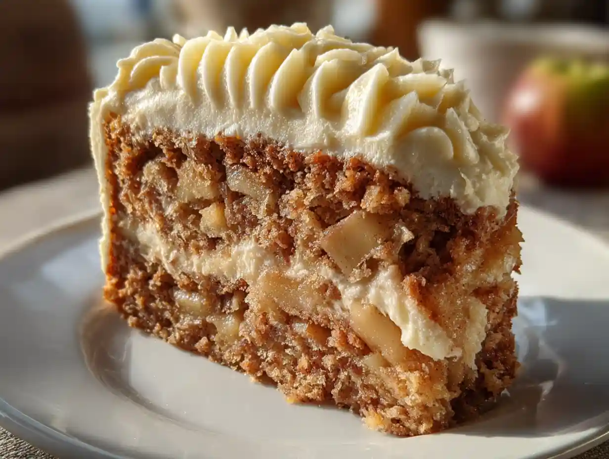 Fresh Apple Cake with Cream Cheese Frosting