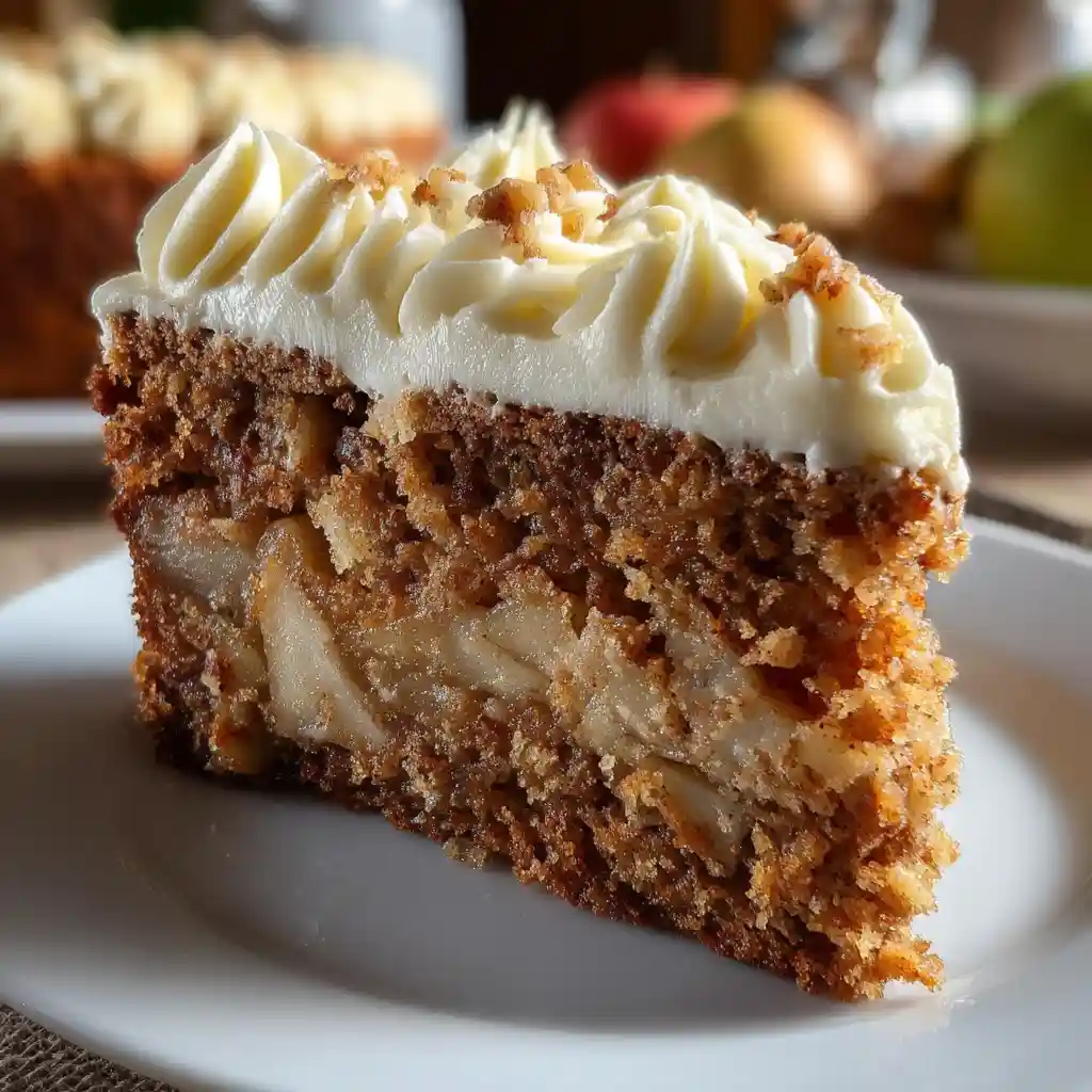 Fresh Apple Cake with Cream Cheese Frosting