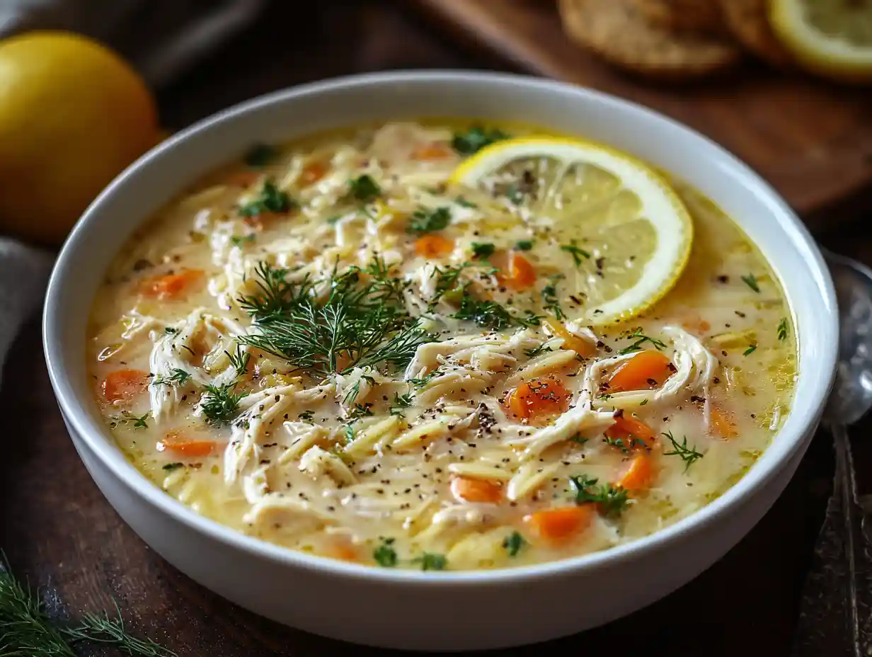 Greek Lemon Chicken Soup