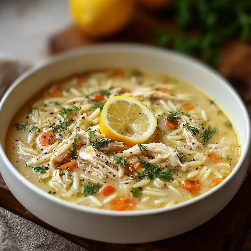 Greek Lemon Chicken Soup