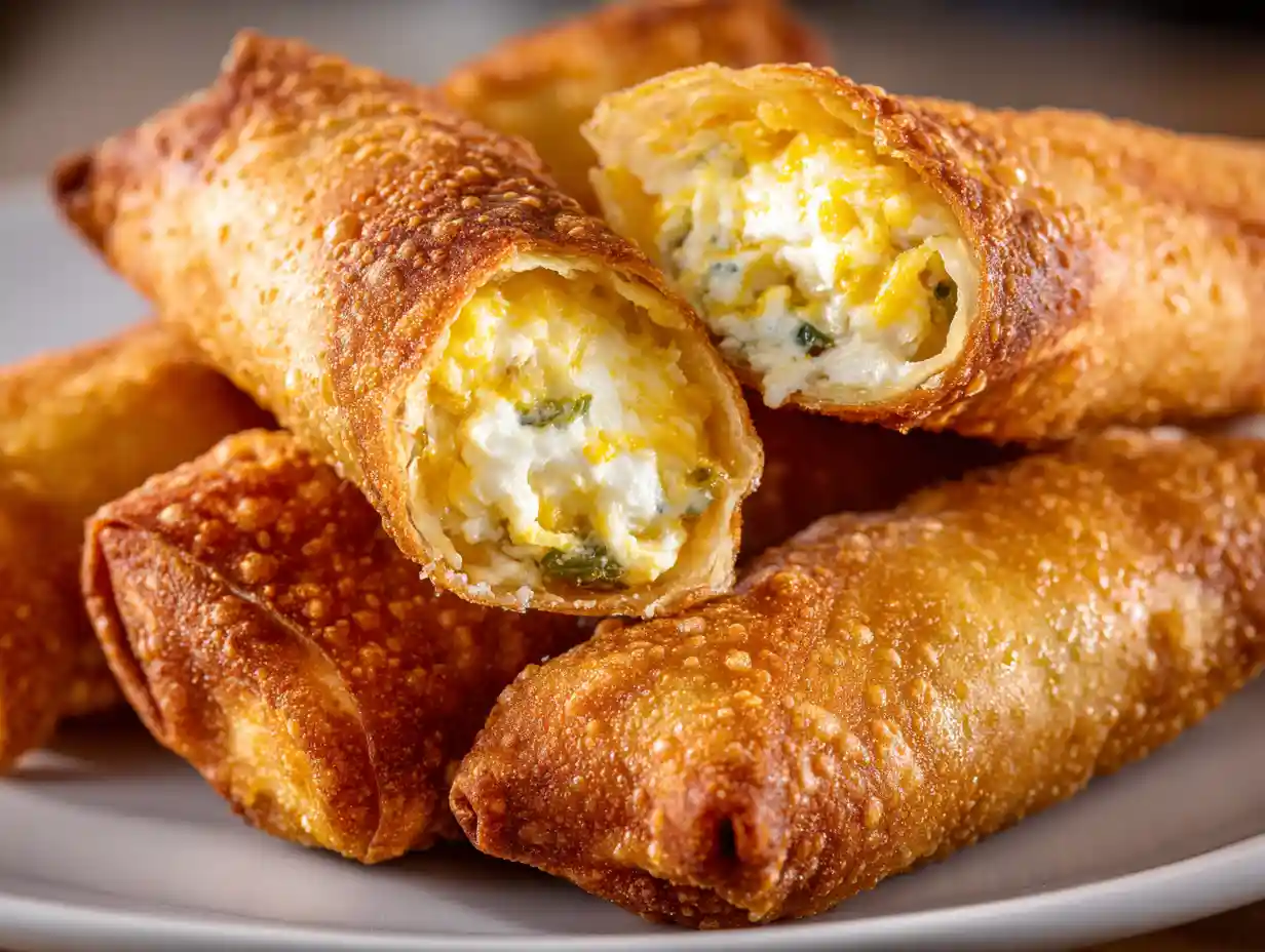 Mini Jalapeno Popper Egg Rolls