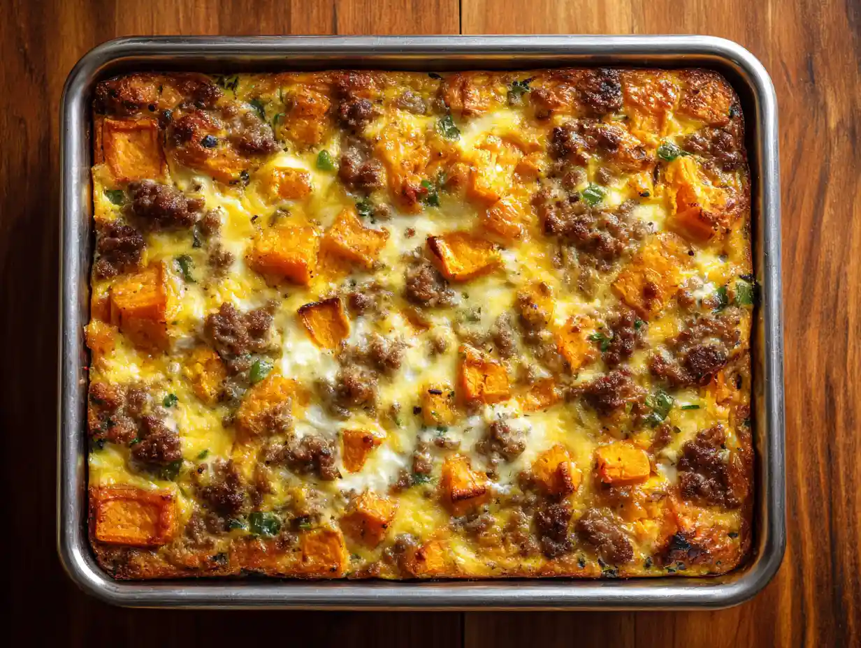 Protein-Packed Sweet Potato Egg Casserole