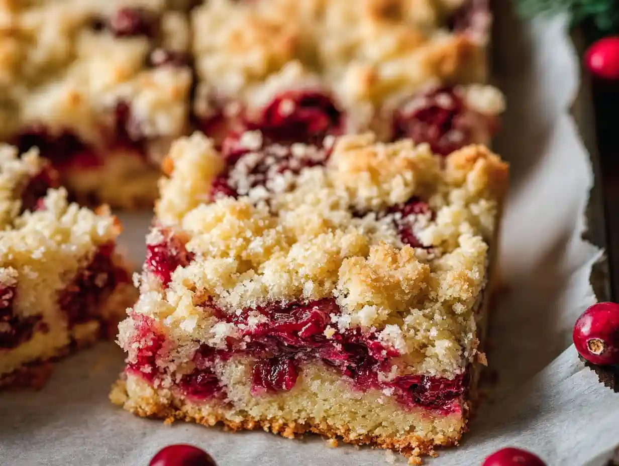 Christmas Cranberry Bars