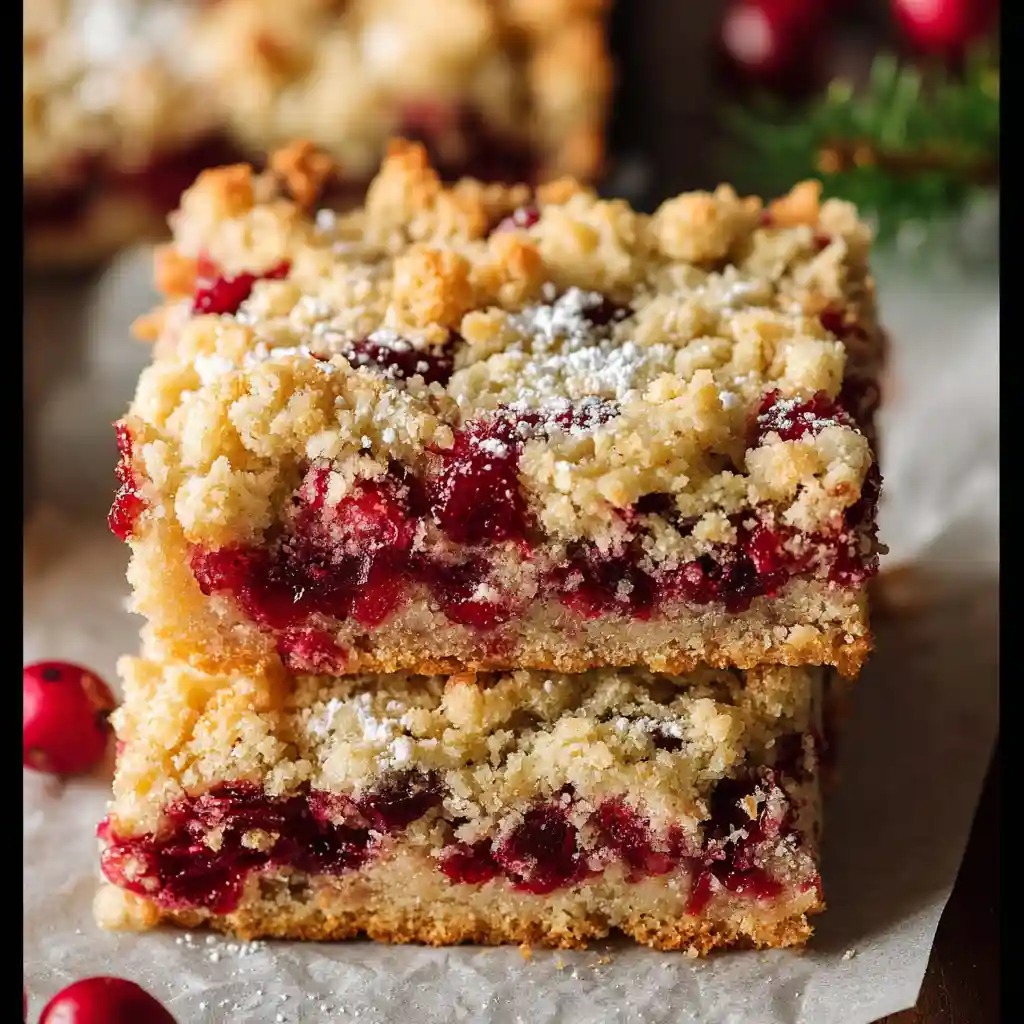 Christmas Cranberry Bars