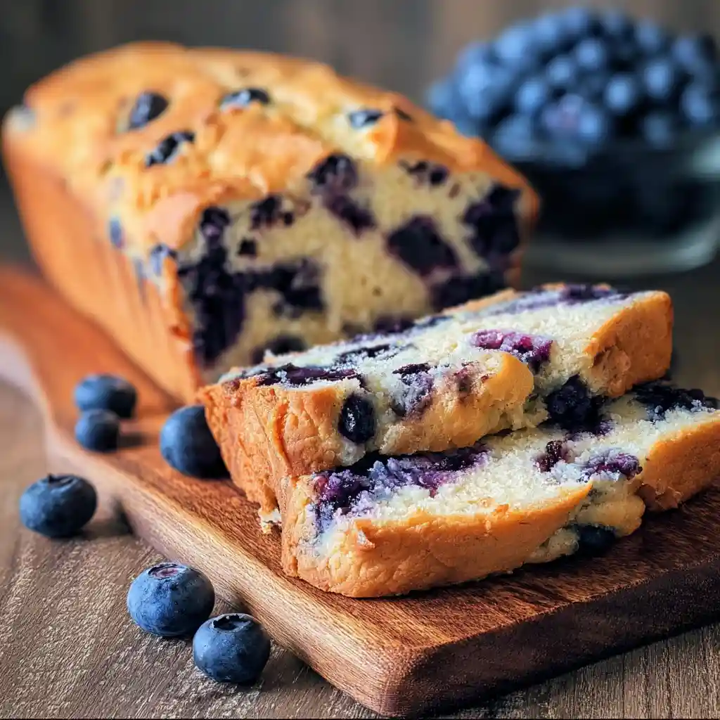 Blueberry Cream Cheese Bread