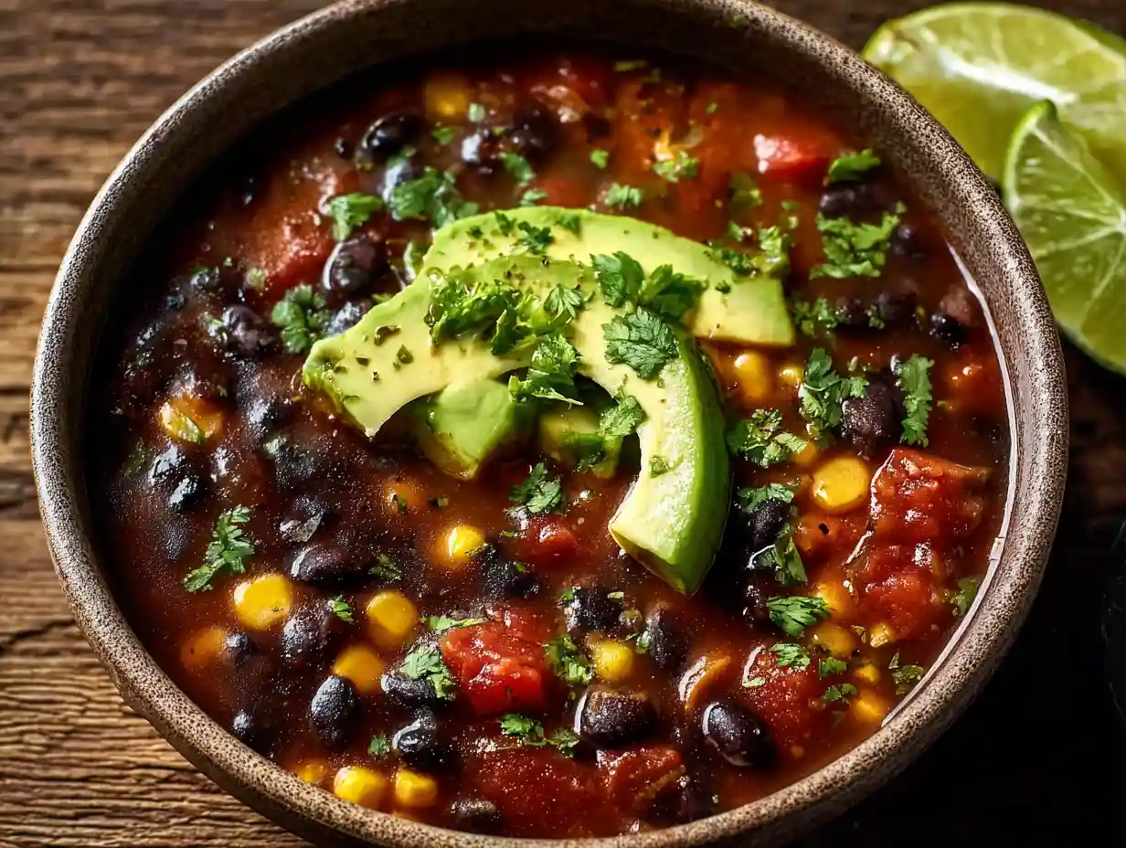 Daniel Fast Black Bean Soup Recipe