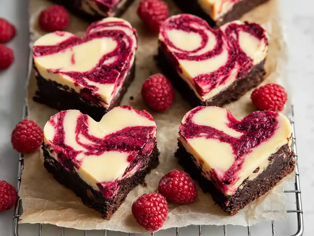 Heart Shaped Brownies
