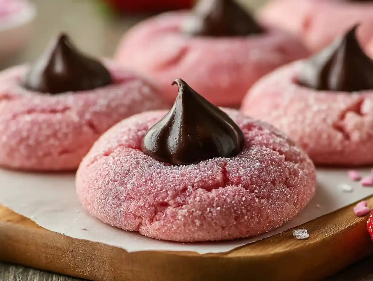 Strawberry Kiss Cookies