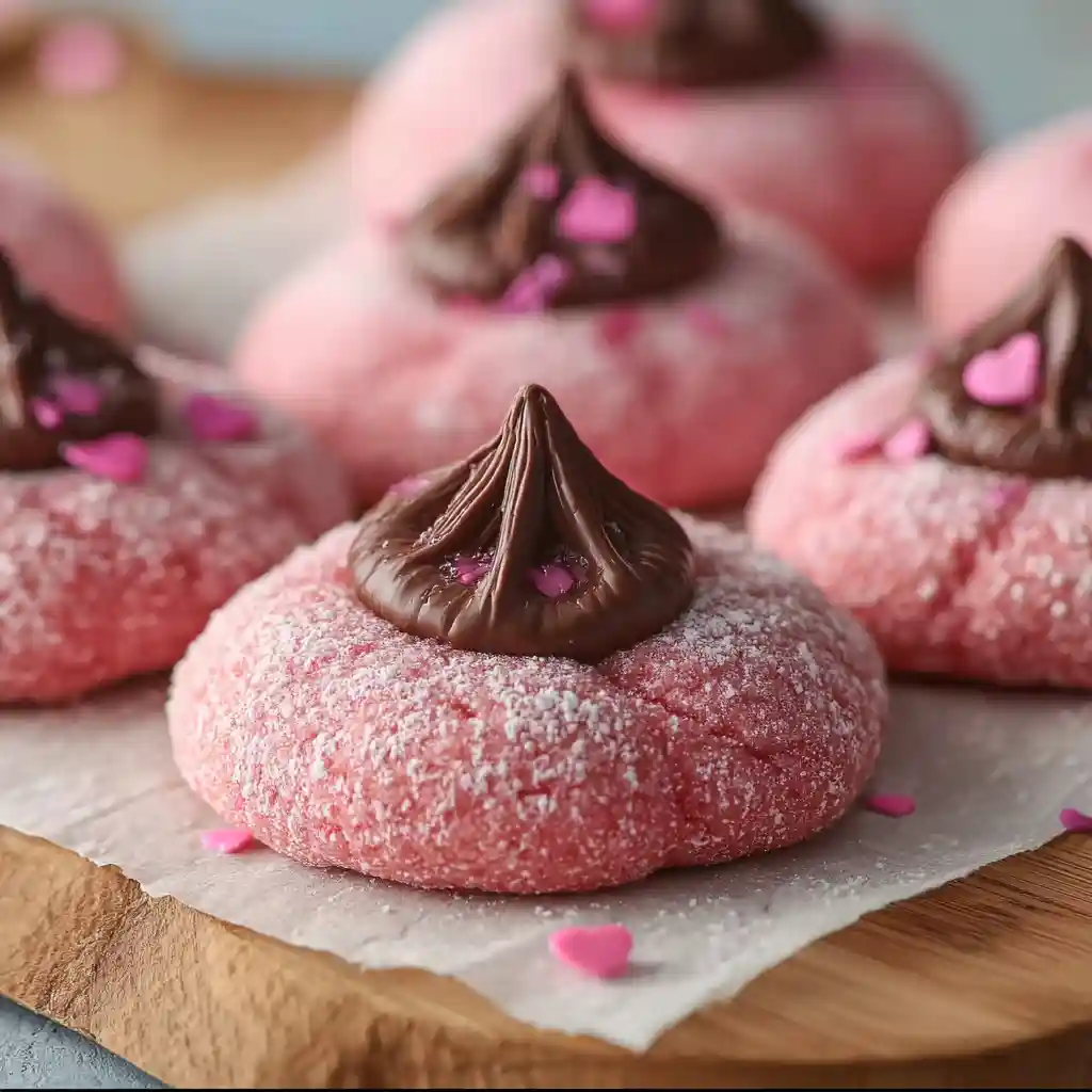 Strawberry Kiss Cookies