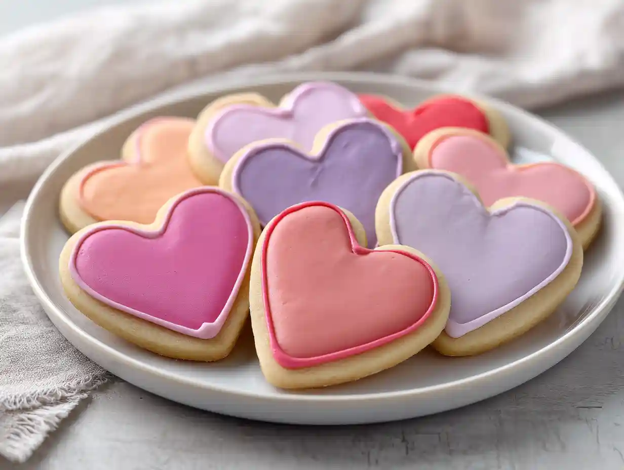 valentine sugar cookies