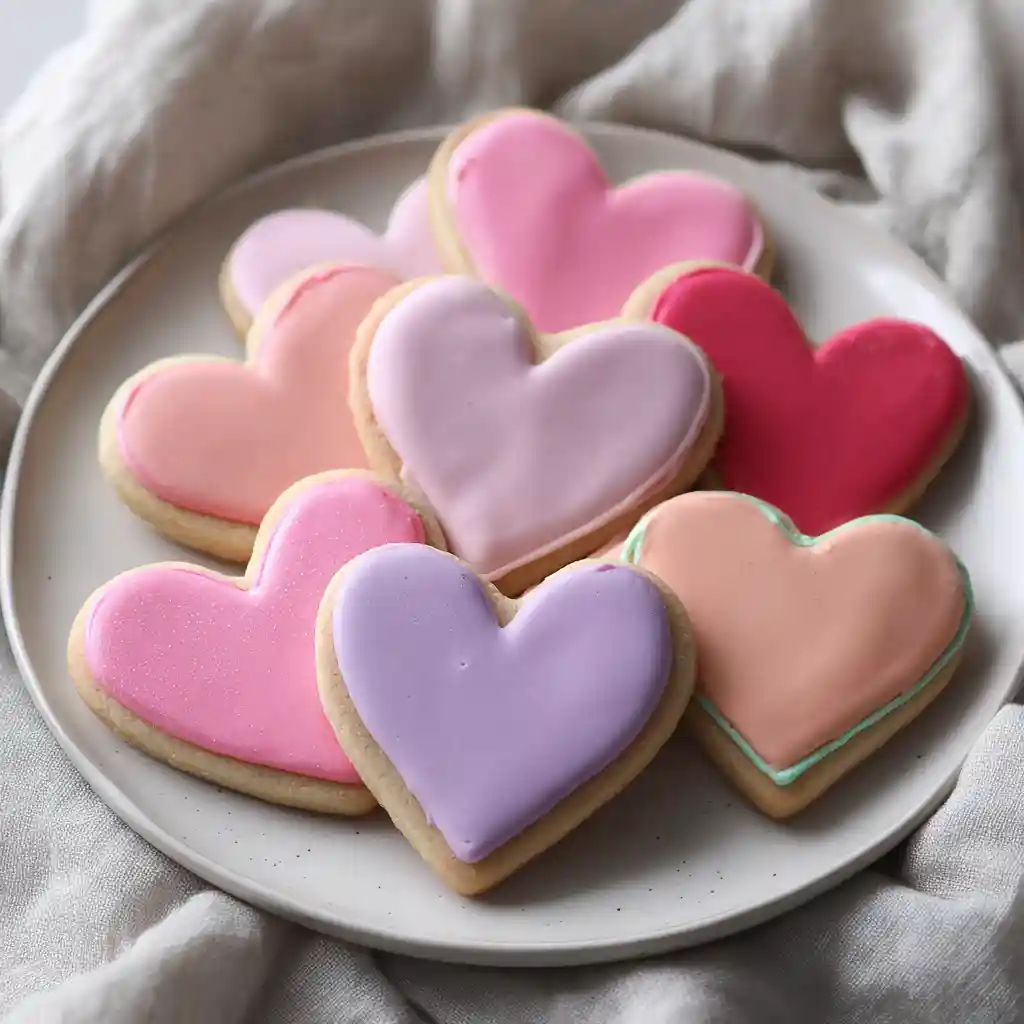 valentine sugar cookies