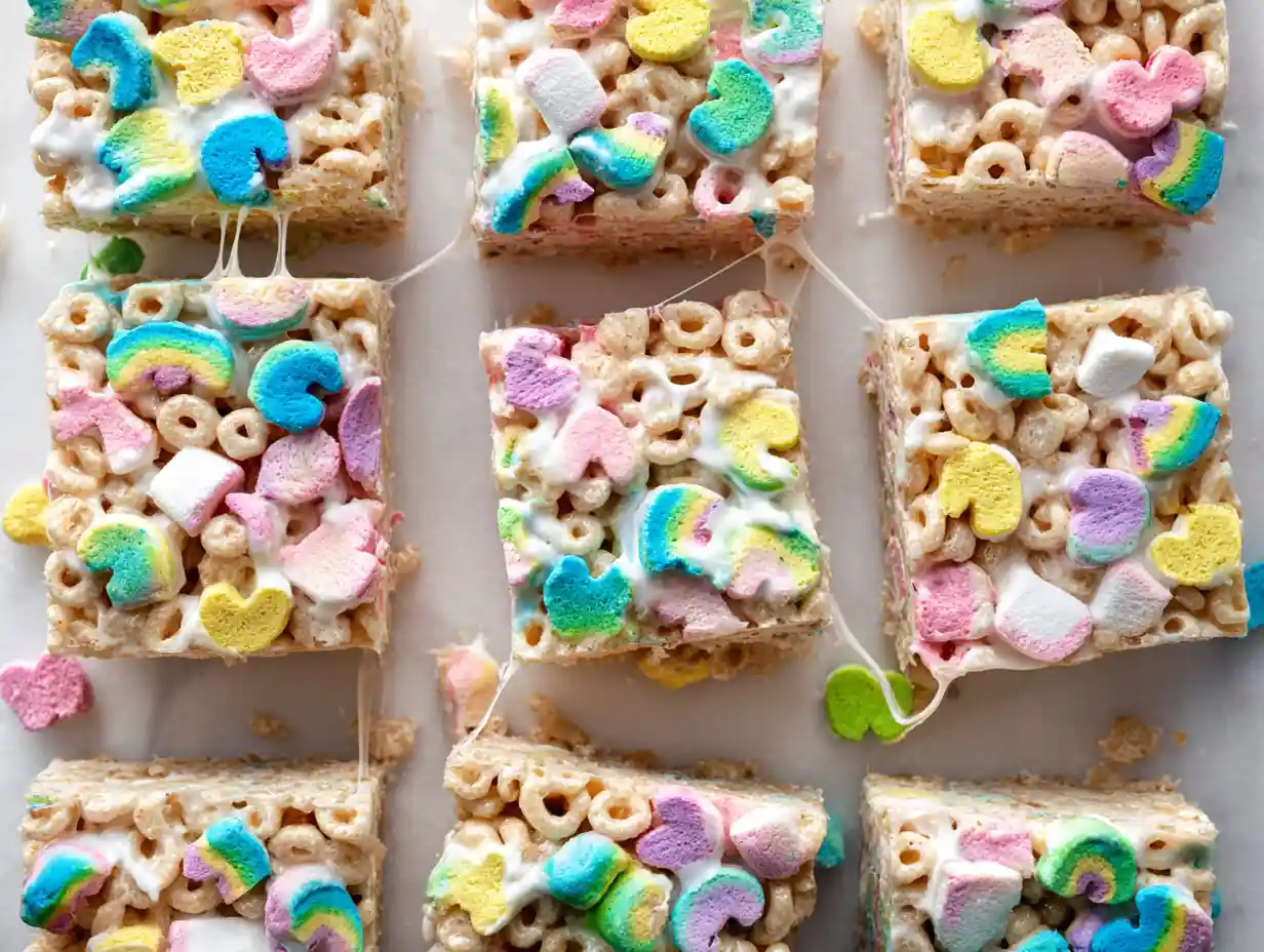 Lucky Charms Rice Crispy Treats