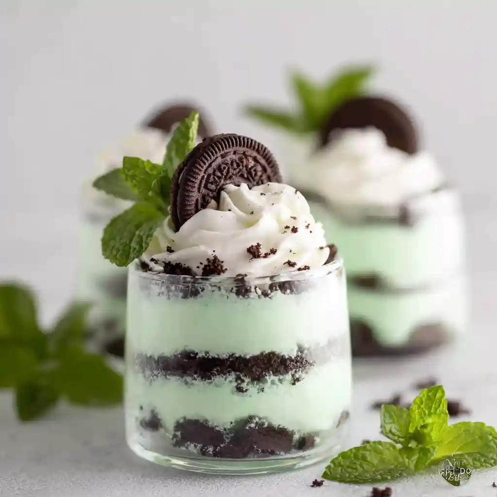 St Paddy's Mint Cheesecake Cups