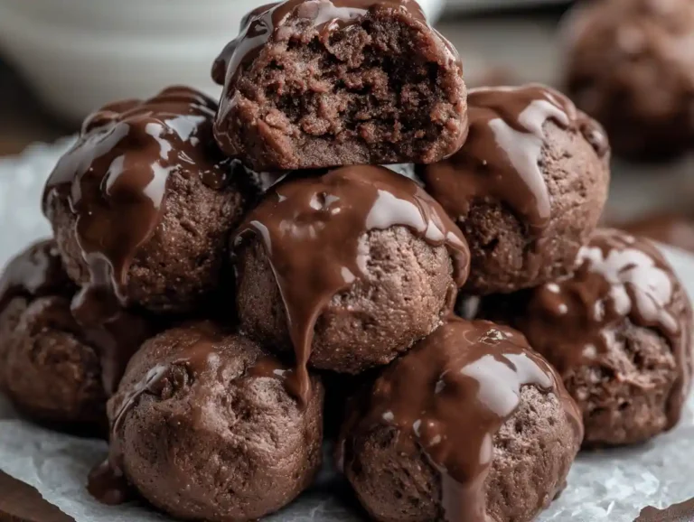 Cottage Cheese Brownie Batter Protein Bites