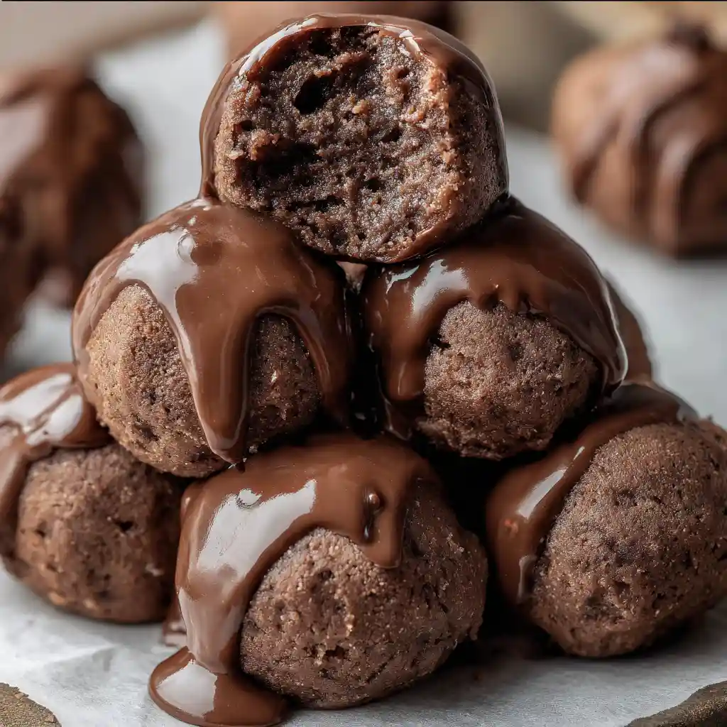 Cottage Cheese Brownie Batter Protein Bites
