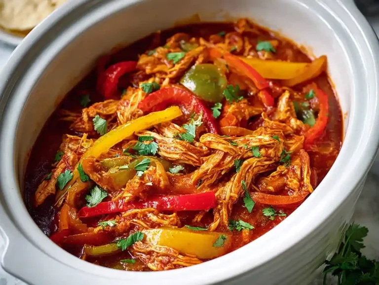 Crockpot Chicken Fajitas