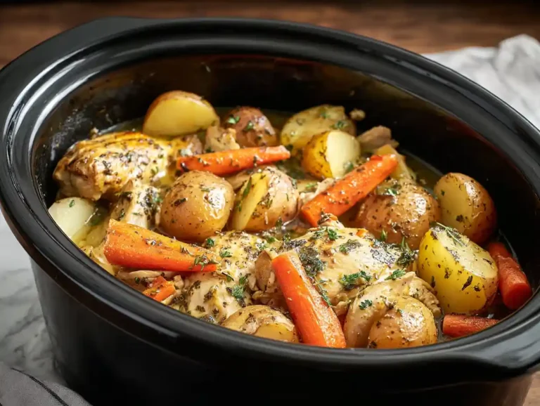 Garlic Butter Crockpot Chicken