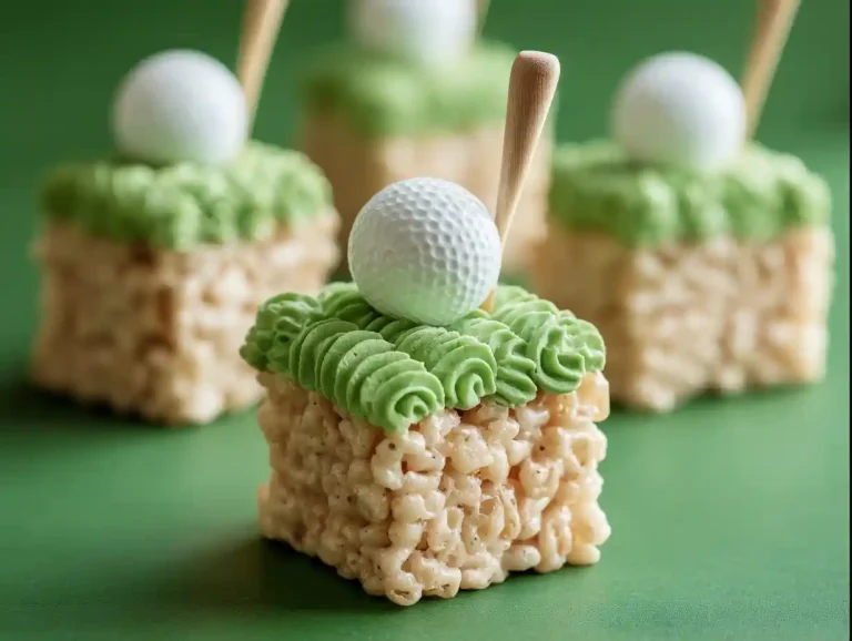 Golf Theme Rice Krispie Treats