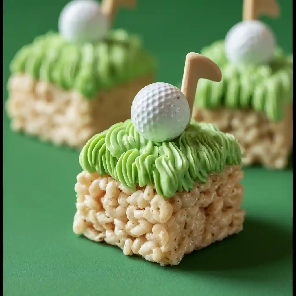 Golf Theme Rice Krispie Treats