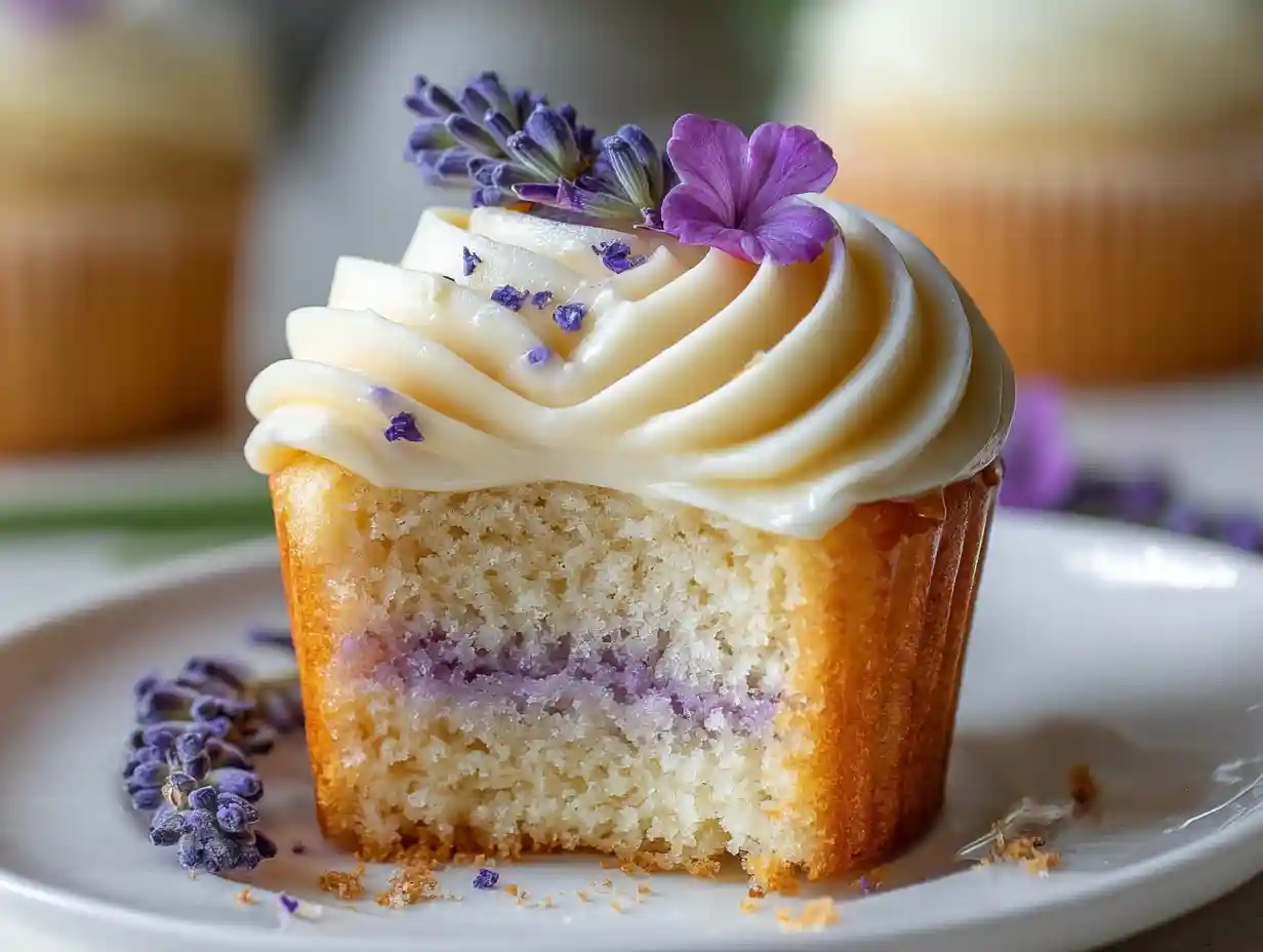 Lavender Honey Cupcakes