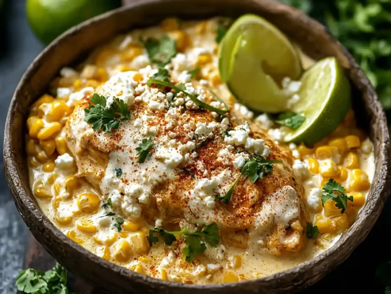 Slow Cooker Street Corn Chicken
